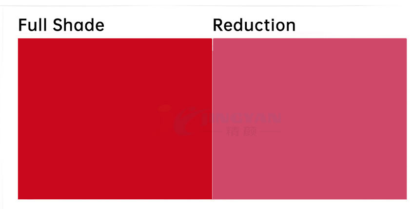 蒽醌顏料紅177顏色色卡