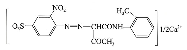 顏料黃62分子結構圖