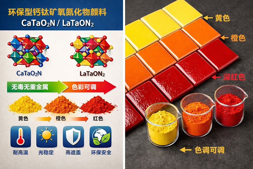 環(huán)保型鈣鈦礦氧氮化物顏料