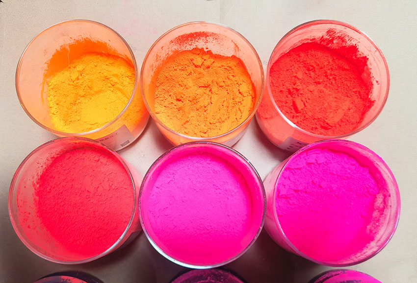 潤巴DC系列熒光顏料色粉實(shí)拍圖