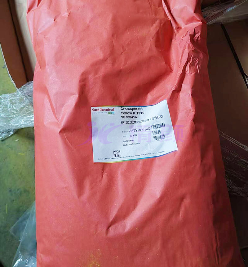 DIC鈦陽化學(xué)顏料K1210內(nèi)包裝實(shí)拍圖