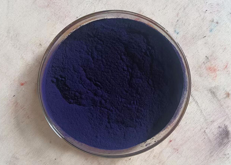 潤巴D755蒽醌藍(lán)染料色粉實(shí)拍圖