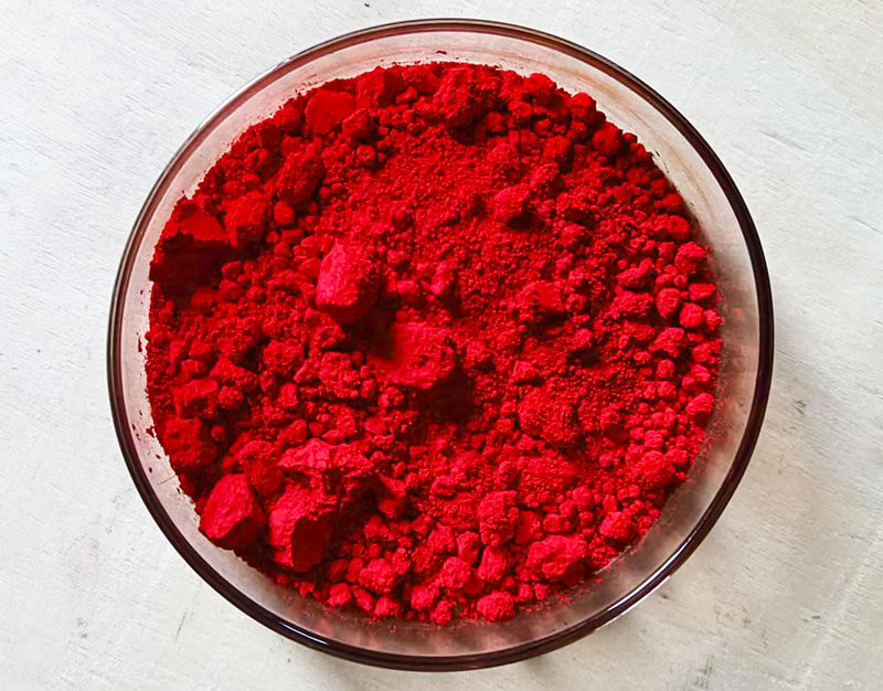 潤巴鎘紅顏料I4140L色粉實拍圖